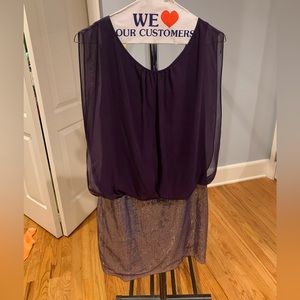 Aqua size 4 cocktail dress, Purple